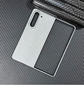 100% véritable étui de téléphone portable en fibre de carbone forgé pour <span class=keywords><strong>coque</strong></span> de protection <span class=keywords><strong>z</strong></span> <span class=keywords><strong>fold</strong></span> 5 - Product Image 6