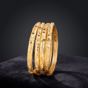 Dye Gold Plated Traditional Bangles, Fashion Jewelry, Indian Bangles Export Supplier, Copper & Brass Chapado En Oro Oro Laminado - Product Image 5