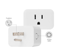 Prise intelligente US Plug avec contrôle APP Mini prise WiFi intelligente pour la maison