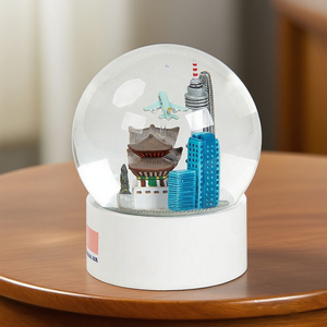 ลูกโลกหิมะทำจากเรซิ่นแลนด์มาร์คของประเทศเกาหลี65 80 100มม. ของที่ระลึกการเดินทางของตกแต่งบ้านของขวัญโปรโมชั่นที่กำหนดเอง - Product Image 4