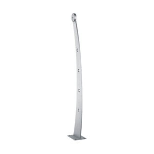<span class=keywords><strong>Venta</strong></span> caliente montada <span class=keywords><strong>en</strong></span> el piso apartamento balcón parrilla diseños barandilla de vidrio de la barandilla acero inoxidable - Product Image 1