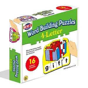 <span class=keywords><strong>Puzzle</strong></span> di Costruzione di <span class=keywords><strong>Parole</strong></span> a 4 Lettere Apprendimento Divertente con 16 <span class=keywords><strong>Parole</strong></span> - Product Image 1