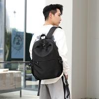 Sac à dos tendance pour homme, sac à dos d'affaires décontracté, grande capacité, sac pour ordinateur portable, minimaliste, léger, imperméable, sac de voyage
