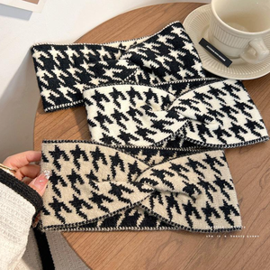 عقال الشعر الرجعية ألف الطيور شعرية محبوك متماسكة واسعة لينة منقوشة العصابات الشعر للنساء الأزياء مرونة الشريط اكسسوارات الشعر - Product Image 6