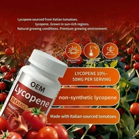 Capsules de supplément de lycopène composé avec extrait de palmier nain et de graines de citrouille, vente en gros OEM ODM