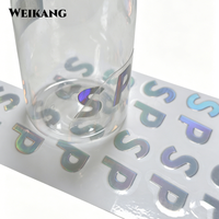 Autocollants 3D personnalisés, résistants à la falsification, holographiques, imperméables, autocollants ronds pour bouteilles cosmétiques, autocollants de logo durables