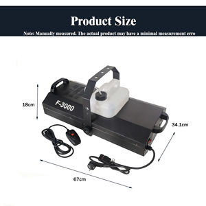 Ensemble promotionnel de saison des fêtes Pro 3000W Machine à fumée <span class=keywords><strong>LED</strong></span> avec télécommande pour toute célébration. Câble à distance. Expédition immédiate - Product Image 2