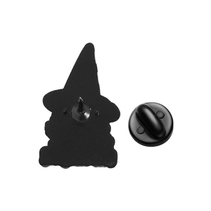 <span class=keywords><strong>Chat</strong></span> assistant tenant une baguette magique en émail épingles <span class=keywords><strong>chien</strong></span> mignon avec chapeau de sorcière broches d'Halloween insigne de revers bijoux cadeaux - Product Image 5