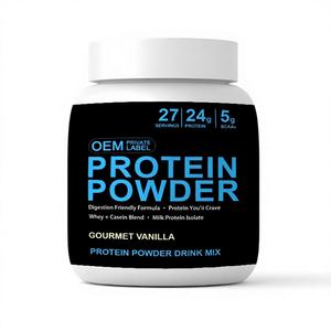 <strong>Protein</strong> Powder Whey Casein Blend Clean Women Men <strong>Low</strong> <strong>Calorie</strong> <strong>Low</strong> Carb Keto Friendly Gluten Free Gourmet Vanilla Adult - Product Image 1