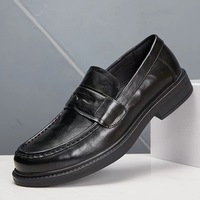 Chaussures habillées en cuir véritable de vachette pour hommes, style Oxford et mocassins, tendance mode, pour le travail, vente en gros, fabricant