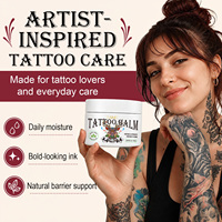 Baume réparateur hydratant et protecteur pour tatouages ELAIMEI Organic Natural, soin après tatouage, prévient la décoloration.