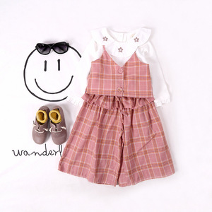 Traje de Negocios para Niñas, Ropa Infantil, Proveedores Indios, Tela de Algodón - Product Image 1