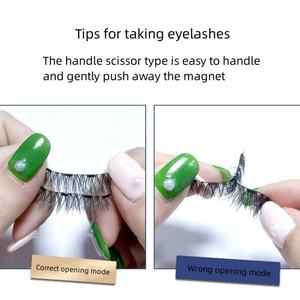 Pinky leem Customize 8D Quantum False Lashes Partner Set Glue Free Magnetic <b>Eyelashes</b> <b>Curler</b> Quantum Magnetic <b>Eyelashes</b> - Product Image 3