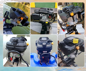 Moteur hors-bord essence 4 temps 15 CV refroidi par air Solar Marine avec hélice, vitesse 40 km/h et réservoir de carburant individuel - Product Image 5