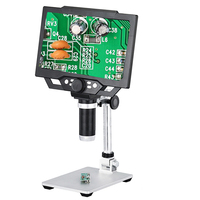 Microscope de réparation 9 pouces, loupe pour carte de circuit imprimé, outil pour soudage et réparation de téléphones mobiles