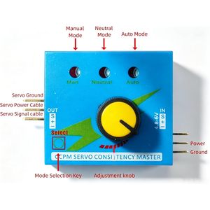Kit de test de servo-moteur MTDELE SG90 9g, contrôleur de micro-servo, pièces RC pour jouets télécommandés - Product Image 4