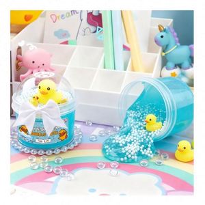 Funny Educational Kawaii DIY <b>Slime</b> Playdough <b>Kit</b> Creative Toys Bulk Cheap Wholesale Colorful Factory Esponjoso Entertainment - Product Image 2