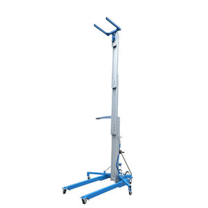Tahan lama ekonomis 340kg teleskopik luar ruangan dalam ruangan paduan aluminium <span class=keywords><strong>Lift</strong></span> Cranked untuk mengangkat kargo - Product Image 1