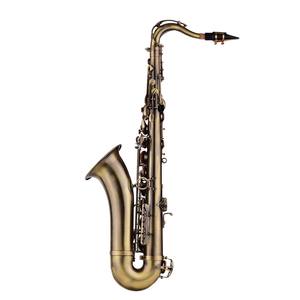 Saxophone ténor Bb Sax Corps en laiton antique Clés en nacre Instrument à vent - Product Image 3