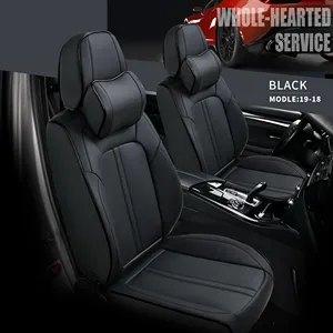 Luxurious Waterproof Car Seat Covers Universal Full Set Leather Seat Covers For 5 Seat Cars