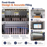 Machine d'emballage automatique multi-voies pour sachets de suppléments alimentaires, collagène, protéines de lactosérum et poudre nutritionnelle