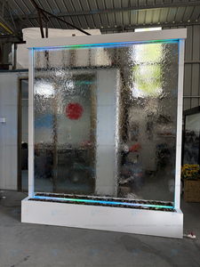 <span class=keywords><strong>Fuente</strong></span> de Agua Interior de Vidrio Templado Rectangular <span class=keywords><strong>Grande</strong></span>, <span class=keywords><strong>Fuente</strong></span> de Pared de Agua Moderna para las Cuatro Estaciones, para <span class=keywords><strong>Restaurante</strong></span> y Jardín - Product Image 5