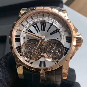 นาฬิกาข้อมือผู้ชายระบบออโตเมติกคุณภาพสูง ดีไซน์หรูหรา พร้อมกลไกตูร์บิญอง ปี 2026 - Product Image 1