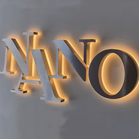 Señalización personalizada con nombre de tienda, letreros comerciales retroiluminados personalizados para exteriores, fabricante de letreros Led con precio al por mayor