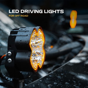ไฟหน้า LED สีเหลืองอำพัน <span class=keywords><strong>12V</strong></span> ขนาด 4 นิ้ว ใหม่ ไฟตัดหมอกสีขาว/เหลือง ไฟเดย์ไลท์สำหรับรถออฟโรด รถกระบะ/UTV/SUV อุปกรณ์เสริม <span class=keywords><strong>50W</strong></span> 9000 ลูเมนส์ - Product Image 2
