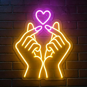 Lampes néon LED personnalisées en cristal avec indice de protection IP67 pour bars, animaleries et lieux événementiels - Directement des usines du Guangdong - Product Image 1