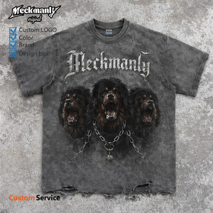 เสื้อยืดแขนสั้นสีขาวพิมพ์ลายรูปถ่ายสำหรับผู้ชาย Meckmanly คอกลม สไตล์สตรีท ทรงปกติ ผ้าฝ้าย 100% ระบายอากาศได้ดี - Product Image 4