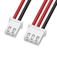 Kustom kabel Jst Xh 1.0 2.0 2.54mm Pitch 2 3 4 5 6 7 8 9 10 Pin konektor Pria Wanita Zh ph Xh Molex Jst tali pengaman