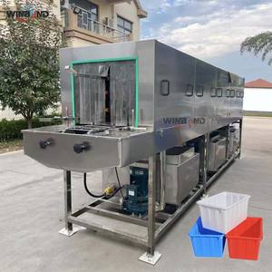 Industrielle Tablett waschmaschine Automatische Waschmaschine Fabrik preis Kisten waschmaschine - Product Image 1