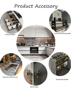 Micro Modern <strong>Kitchen</strong> Cabinet Solutions Wall-Mounted Hanging Units &amp; Free-Standing Pantries for Studios with Faucet Accessory - Product Image 5
