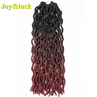 Bella — Extensions de cheveux synthétiques africains, 24 racines, Dreadlock, tresses Jumbo avec Crochet, ondulées, ombrées, pour déesse, 350