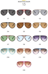2025 personnalisé à la mode chic surdimensionné <span class=keywords><strong>lunettes</strong></span> de soleil en plein air rond Double faisceau carré <span class=keywords><strong>lunettes</strong></span> métal cadre mode crème solaire <span class=keywords><strong>lunettes</strong></span> - Product Image 4