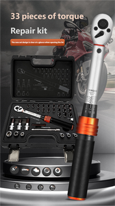 Customizable 32pc High Precision 1/4-Inch Torque <strong>Wrench</strong> <strong>Set</strong> for Motorcycle Bicycle Repair Chrome-Vanadium Steel 5-25NM Max Tool - Product Image 6