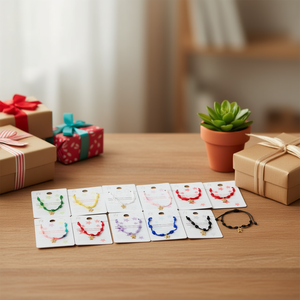 Juego de Pulseras de Acero Inoxidable con Nudo de Siete Estrellas, Diseño de Tortuga Dorada, Hechas a Mano, 12 Piezas, Unisex, Regalo, Joyería - Product Image 3