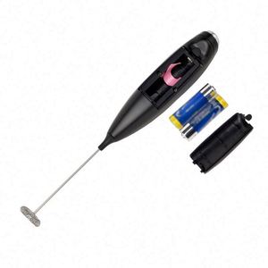 Electric Milk Frother Handheld <b>Battery</b> Operated Electric Whisk Beater Foam Maker for Coffee Latte Cappuccino - Product Image 3