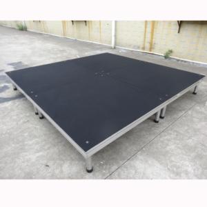 Scène mobile portable avec éclairage réglable en hauteur pour événements - Product Image 1