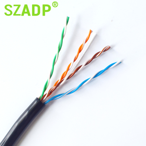 Alimentation directe d'usine 305m réseau Lan extérieur stable <span class=keywords><strong>rapide</strong></span> UTP FTP SFTP Cat5 câble CAT5E avec câble d'alimentation - Product Image 3