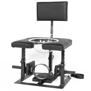 BANSEY Adjustable Toilet Bondage Chair with Neck Lock Sedia bondage Banco de sumision Kniebank Adult Bondage <b>Furniture</b> - Product Image 1