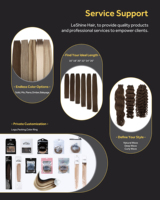 Extensiones de Cabello Humano Ruso Double Drawn Europeas Adhesivas de Alta Calidad Natural Remy