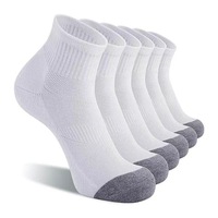 Chaussettes courtes personnalisées avec logo, respirantes, absorbant la transpiration, pour usage quotidien et sportif, conception OEM ODM, vente en gros d'usine