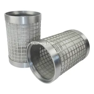 Roestvrijstalen 304/316 Mesh Scherm Mand Filterelementen Aanpassen Mand Filterelement Voor Vloeibare Filtratie