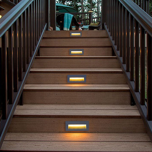 Lumière d'escalier extérieure Style moderne Aluminium IP65 Lumière encastrée <span class=keywords><strong>LED</strong></span> Éclairage de marche <span class=keywords><strong>Rampe</strong></span> - Product Image 3