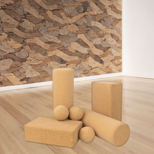 Sport sughero colonna Yoga antiscivolo bastone Fitness per il <span class=keywords><strong>massaggio</strong></span> <span class=keywords><strong>muscolare</strong></span> rilassamento danza allenamento rulli di schiuma - Product Image 1