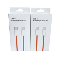 Cable de Carga USB C a USB C de 60W en Existencia, Cable Tipo C con Trenzado de Nailon, Cable de Carga Rápida PD de 60W para iPhone 17 16 15