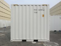 Boîte de rangement en acier durable Système de verrouillage sécurisé étanche Transport Conteneur d'expédition de 10 pieds