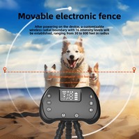 Chijie IPX6 - Control Remoto Inalámbrico para Perros con Pantalla LCD Inteligente, Resistente al Agua, Batería Recargable, Larga Duración de la Batería, Aprobado por CE y FCC